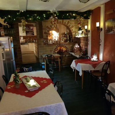 Speiseraum im Advent