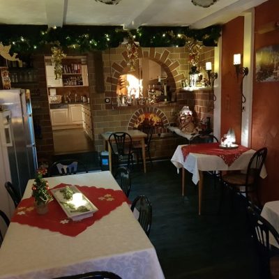 Speiseraum im Advent