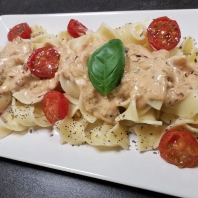 Tagliatelle mit Pilzcremsauce